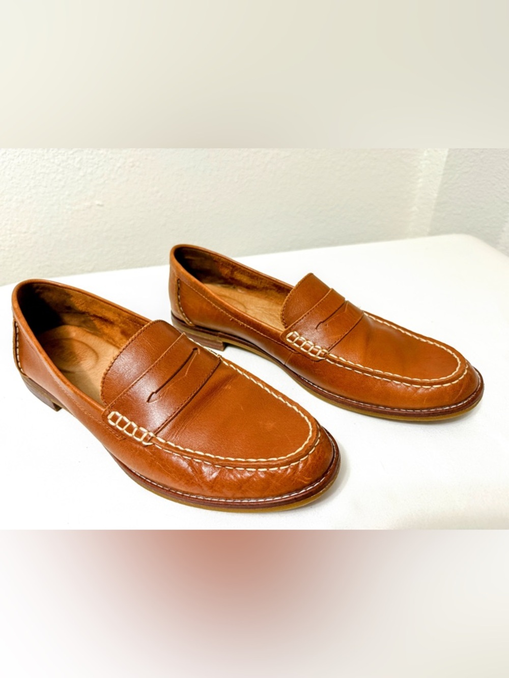 Classic Leather Penny Loafers Size 11 Preppy